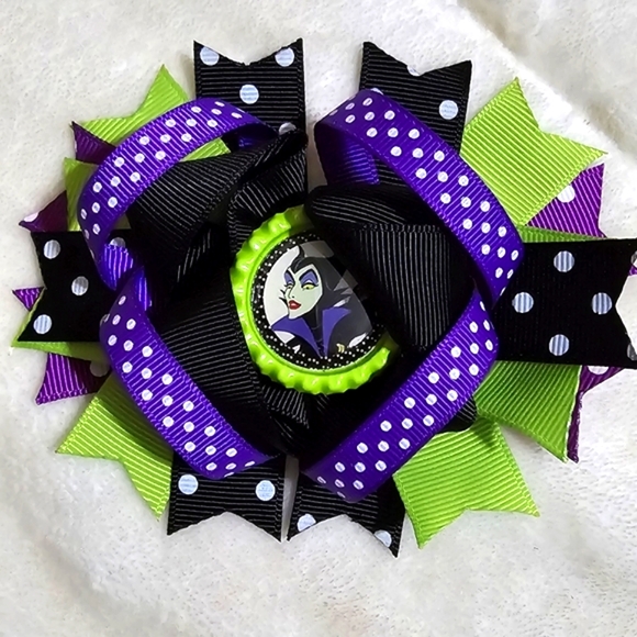 Huge Lot of 23 Boutique Disney Style Alligator Clip Hairbows - Picture 3 of 16